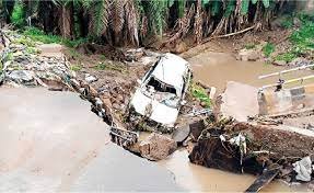 CAR PLUNGES