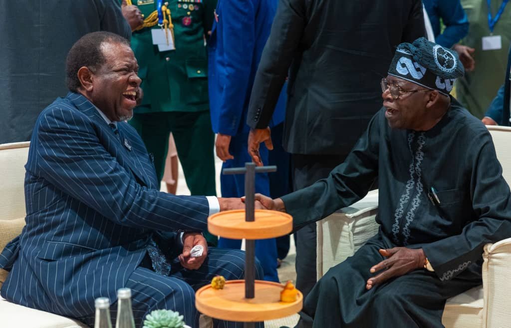 TINUBU WITH NAMIBIA PRESIDENT