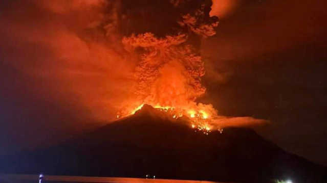 VOLCANO IN INDONESIA