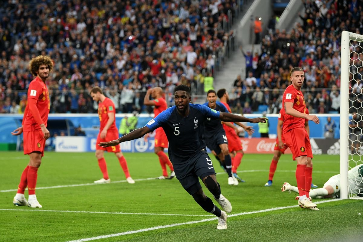 FRANCE BEAT BELGIUM