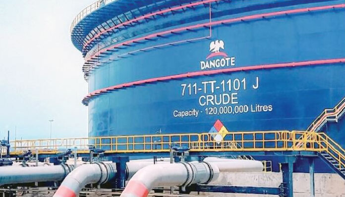 DANGOTE REFINERY TANK