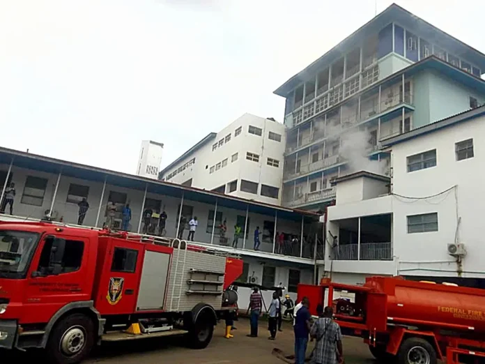 FIRE IN UCH