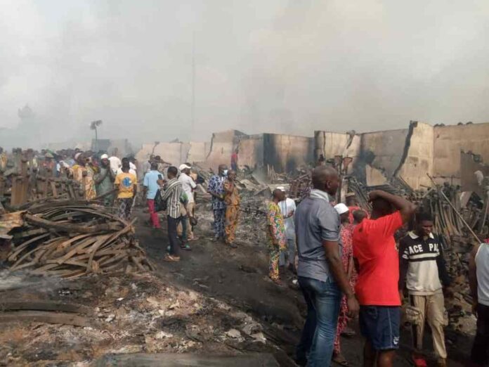 KOGI PHONE MARKET FIRE