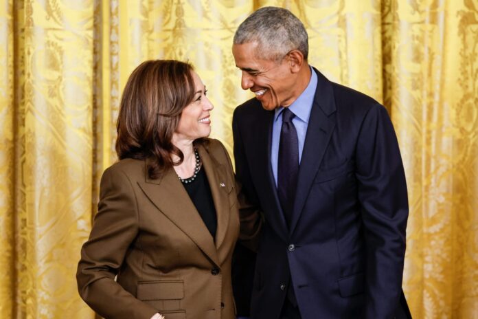 OBAMA WITH HARRIS