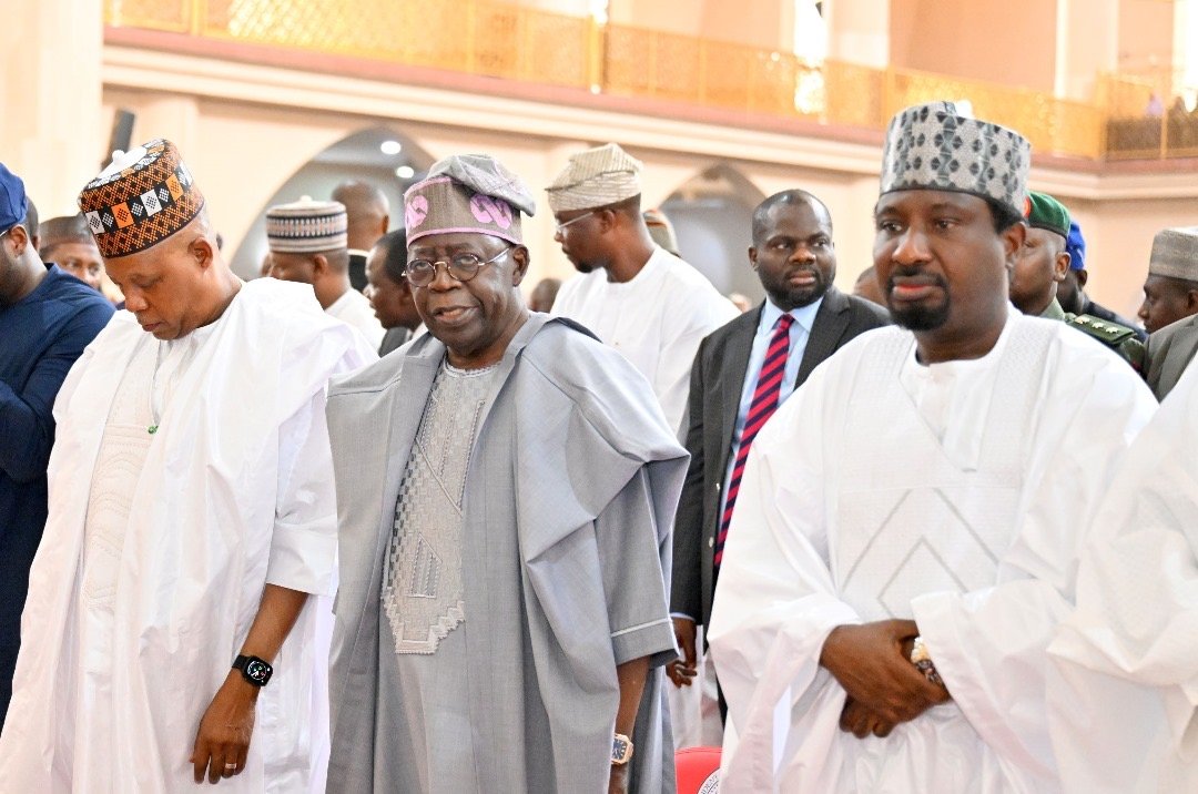TINUBU AT ABUJA MOSQUE