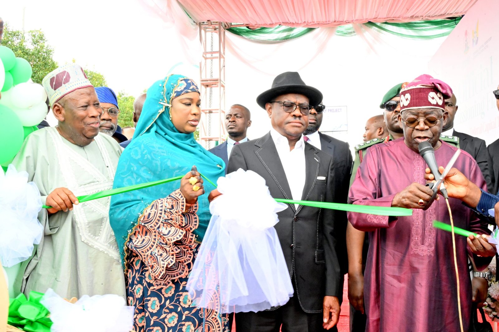 TINUBU COMMISSIONS ABUJA WATER