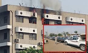 FIRE AT HOS