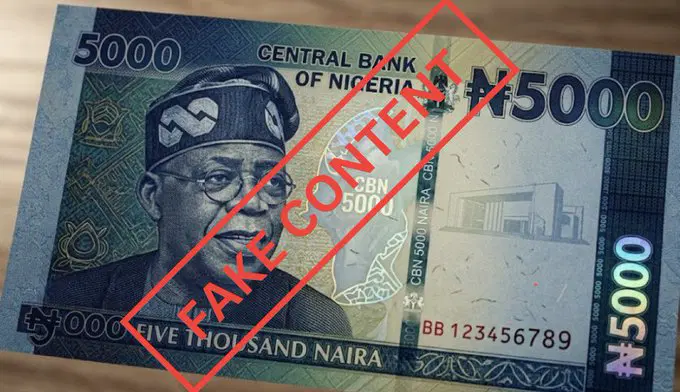 FAKE NOTE