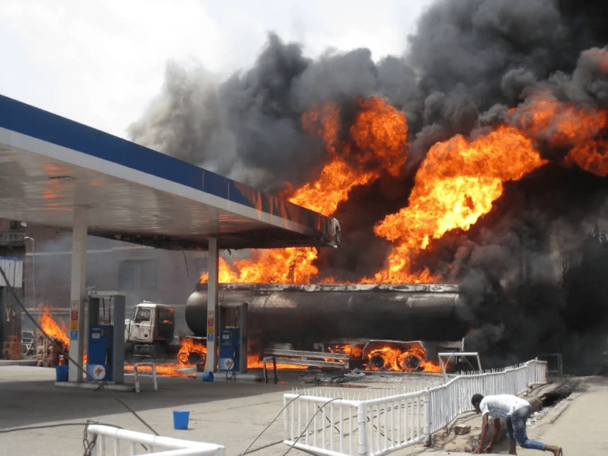 FILING STATION EXPLOSION
