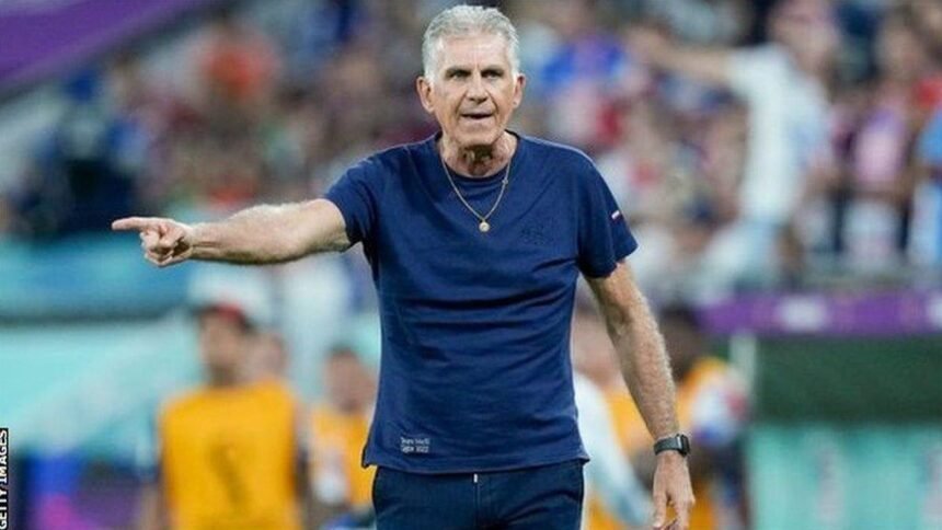 coach Carlos Queiroz