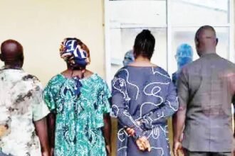 FOUR ARRESTED