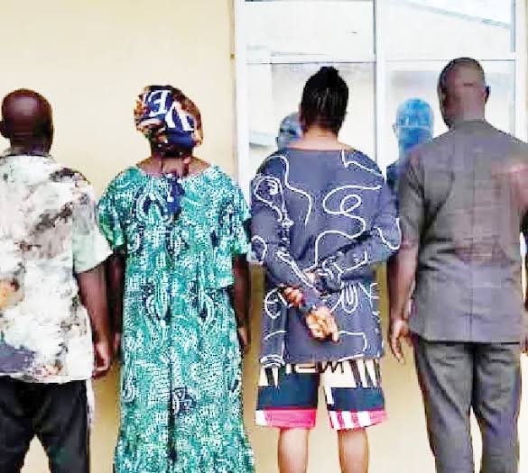 FOUR ARRESTED